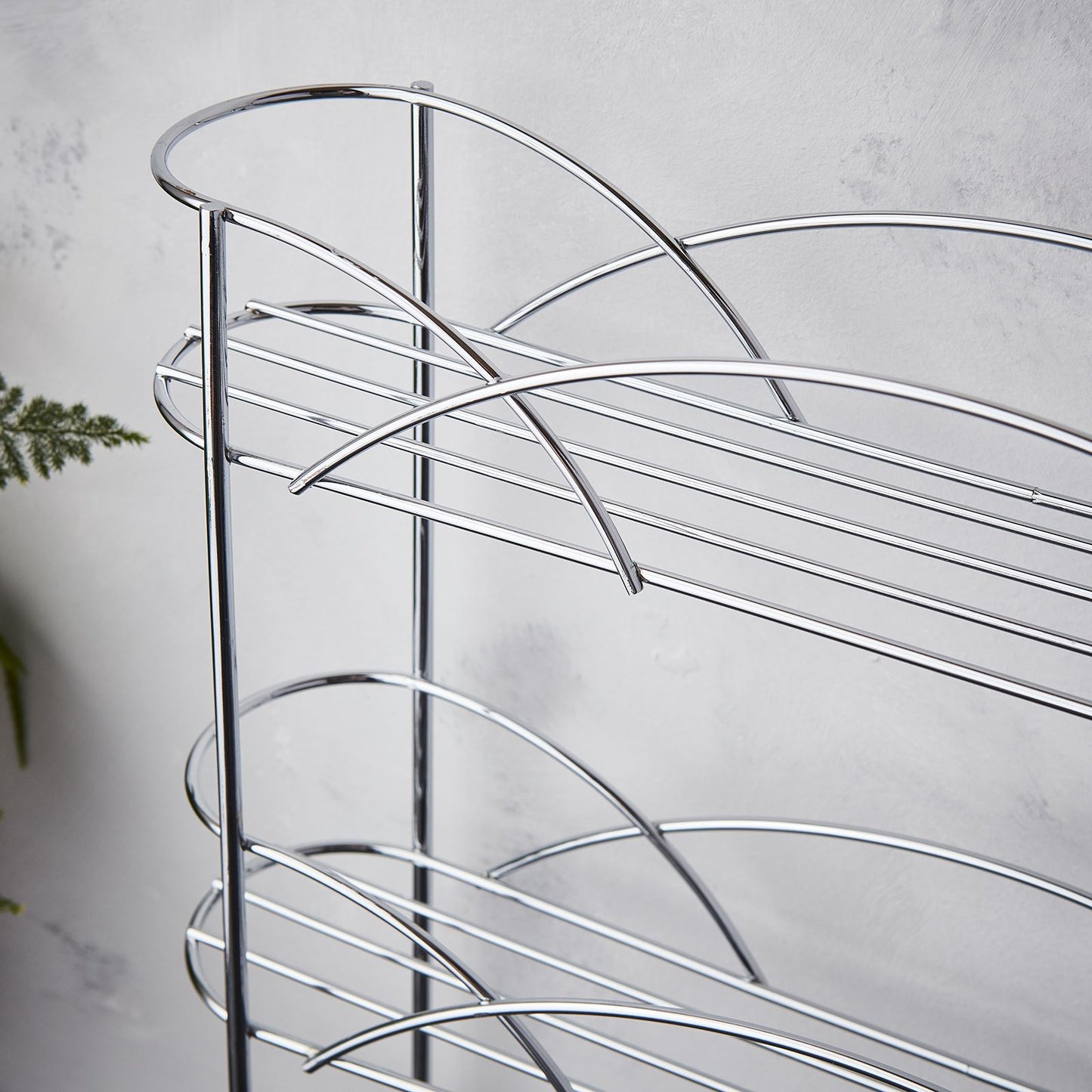 Free Standing Spice Rack in Chrome Plated