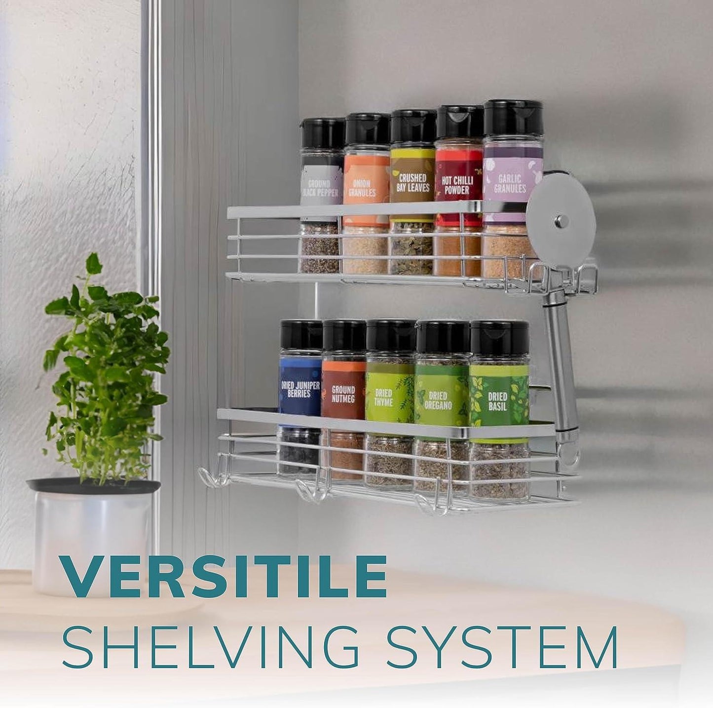 Set of 2 Stainless Steel Shower Caddy