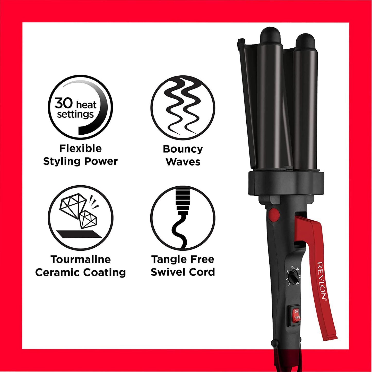 Revlon Wave Master Jumbo 3 Barrel Hair Waver