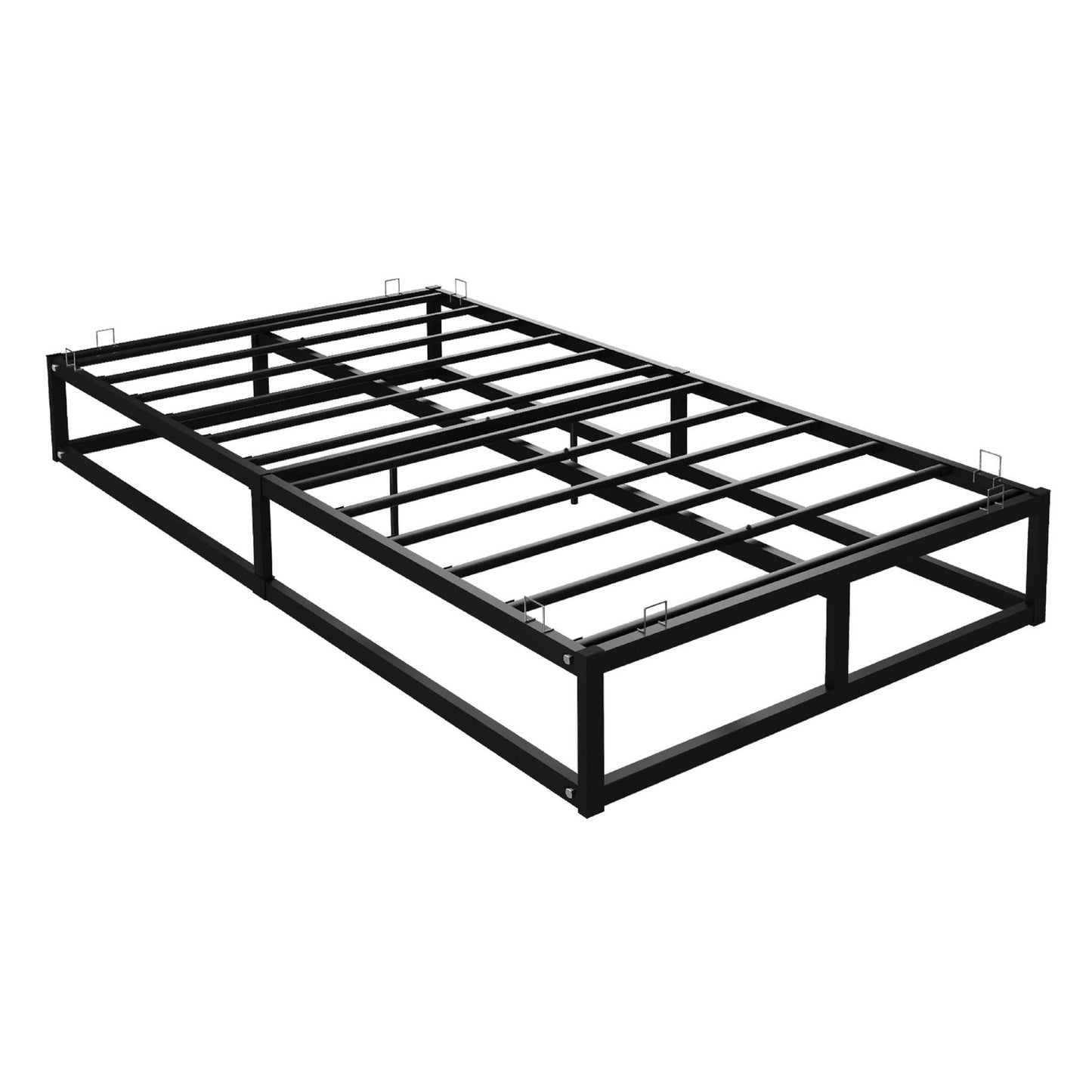 Double Metal Platform Bed Frame Square Tube