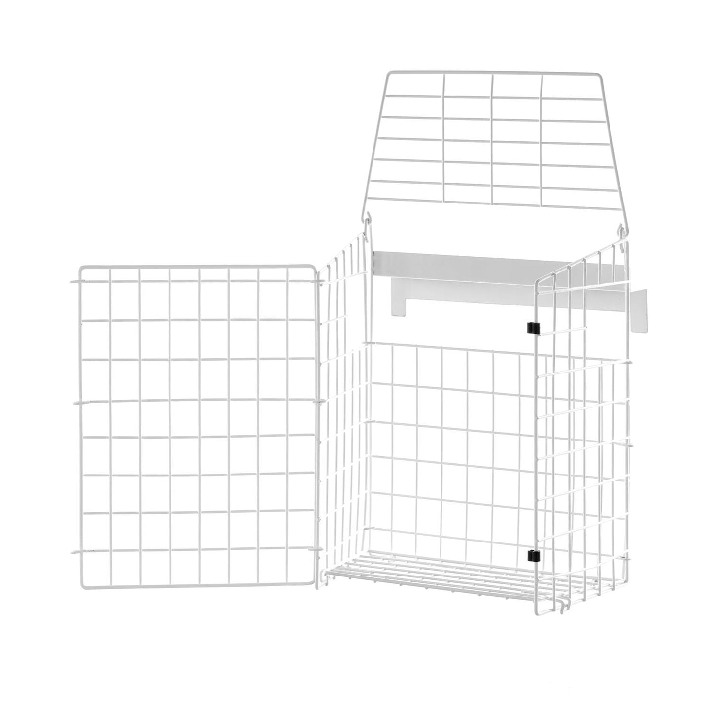 Large White Letterbox Cage over the Letterbox Fit
