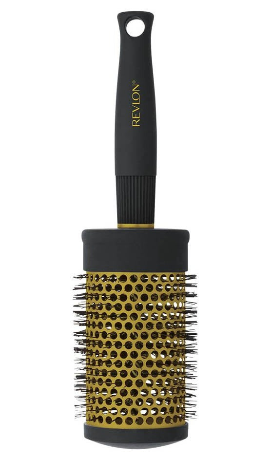 Revlon Ionic Ceramic Striking Volume Large Round Barrel Blow Dry Hair Brush Nano Anti Bacterial Technology