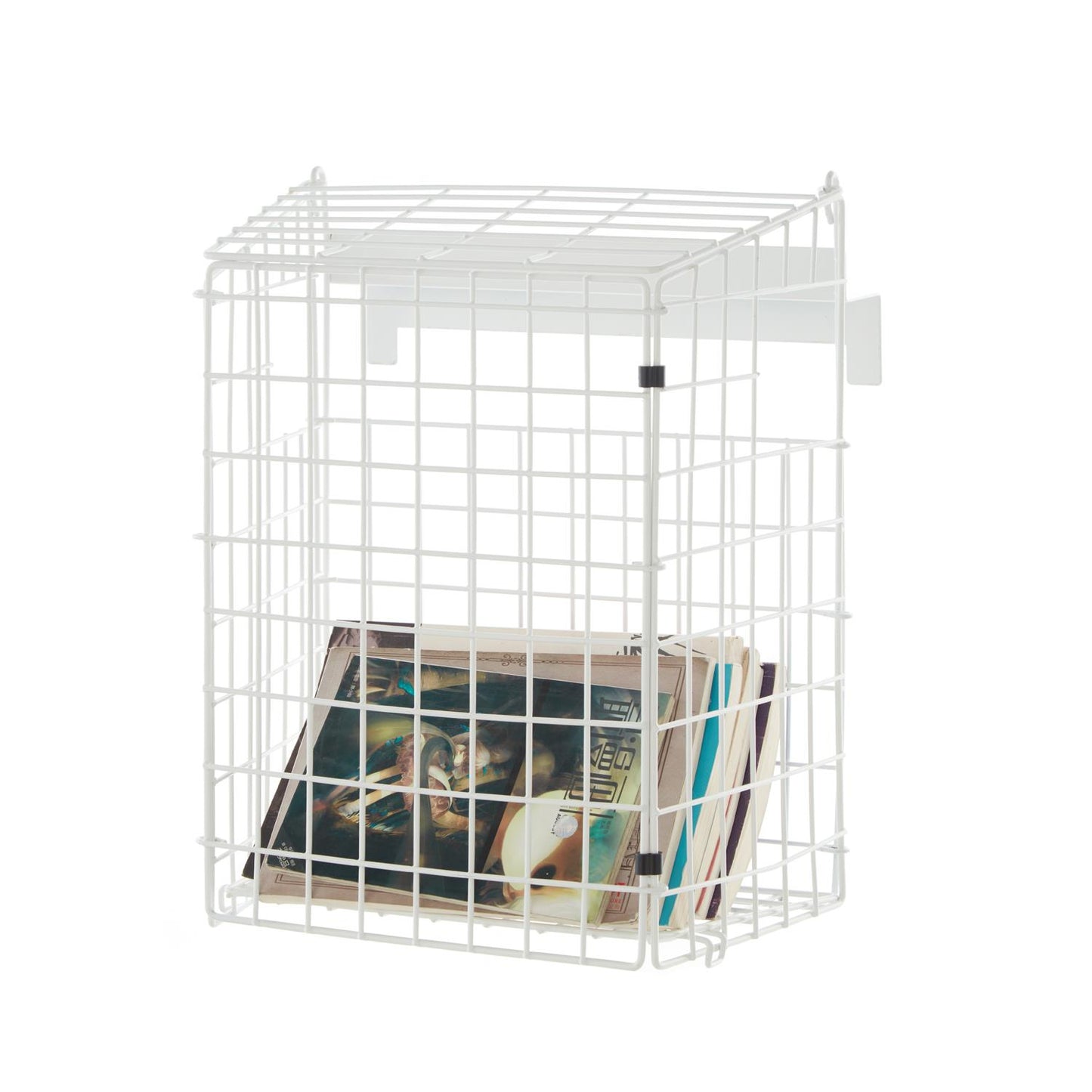 Large White Letterbox Cage over the Letterbox Fit