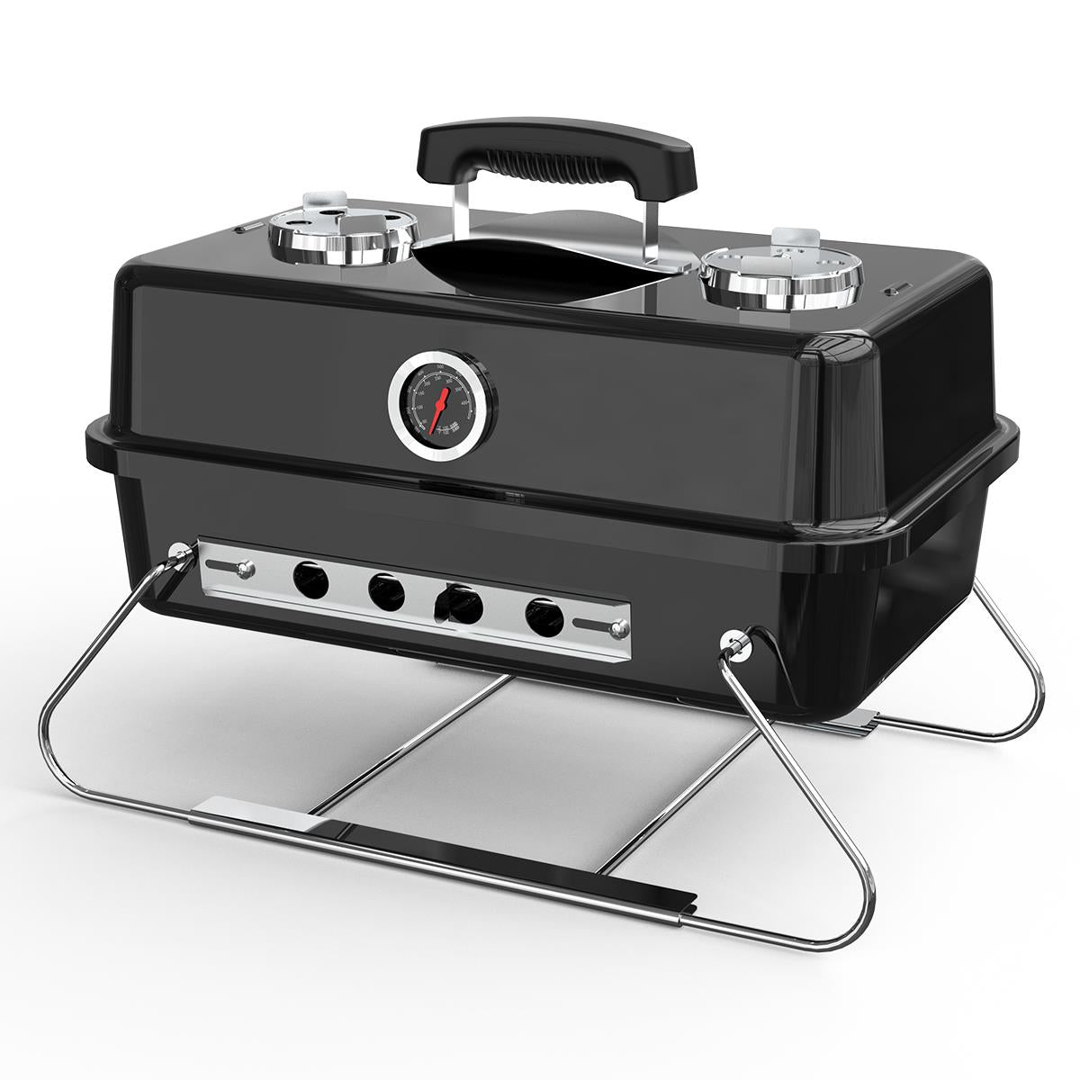 Portable BBQ Charcoal Grill Ideal Camping, Festivals, Travel with Foldable Legs