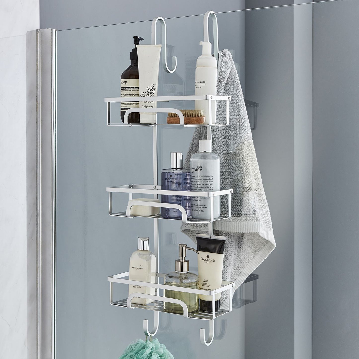 3 Tier Aluminium Over Door Shower Caddy