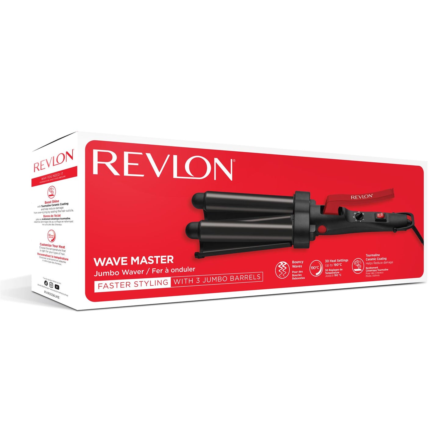 Revlon Wave Master Jumbo 3 Barrel Hair Waver