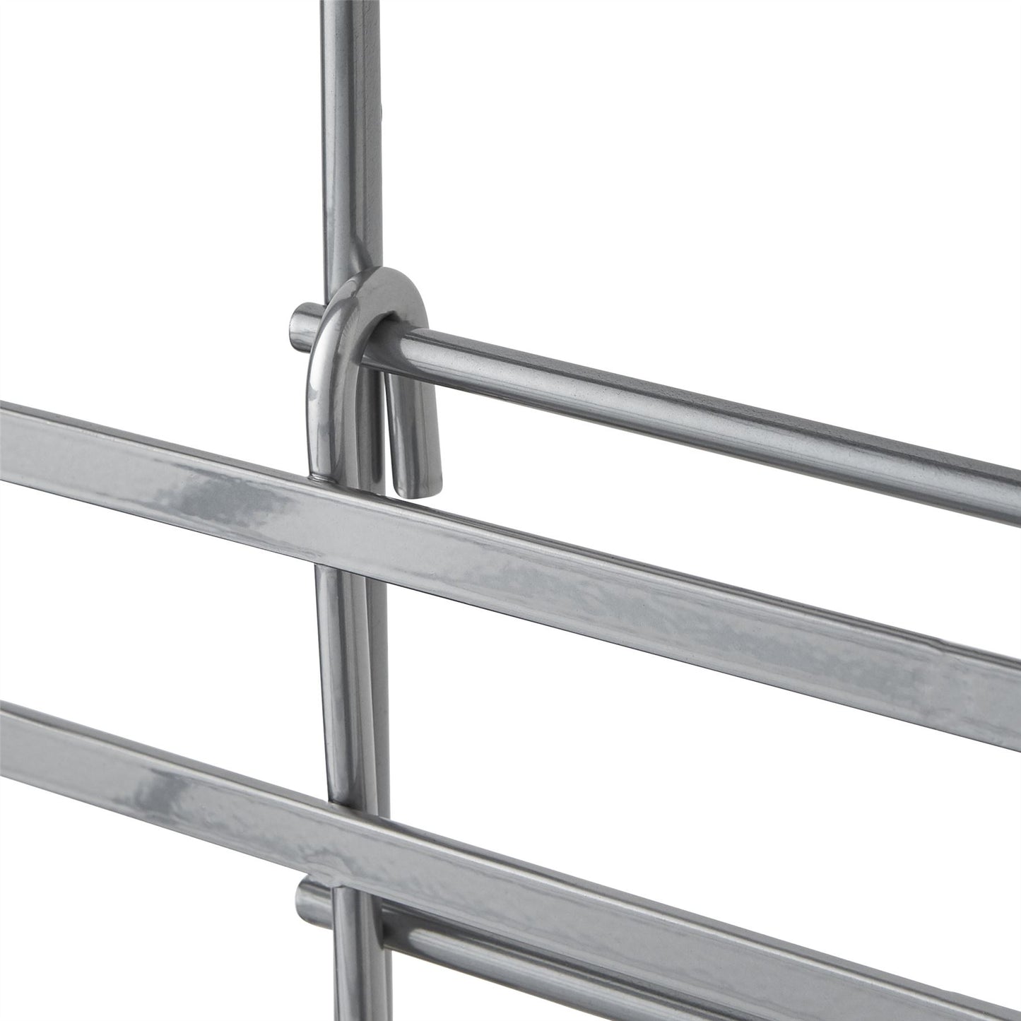 3 Tier Non Rust Hanging Shower Caddy Bathroom Organiser in Silver