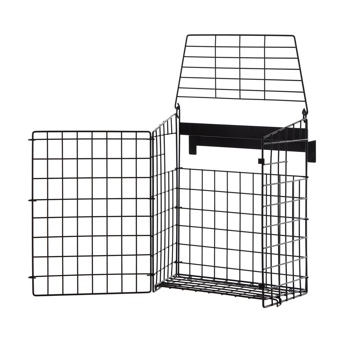 Large Black Letterbox Cage over the Letterbox Fit