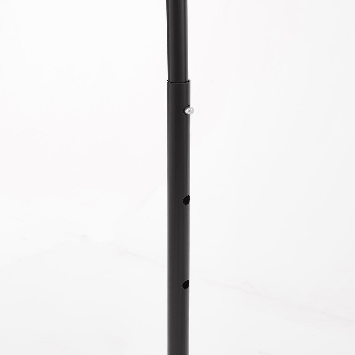 Heavy Duty Black Clothes Rail Adjustable Width Height with Shelf Locking Wheels