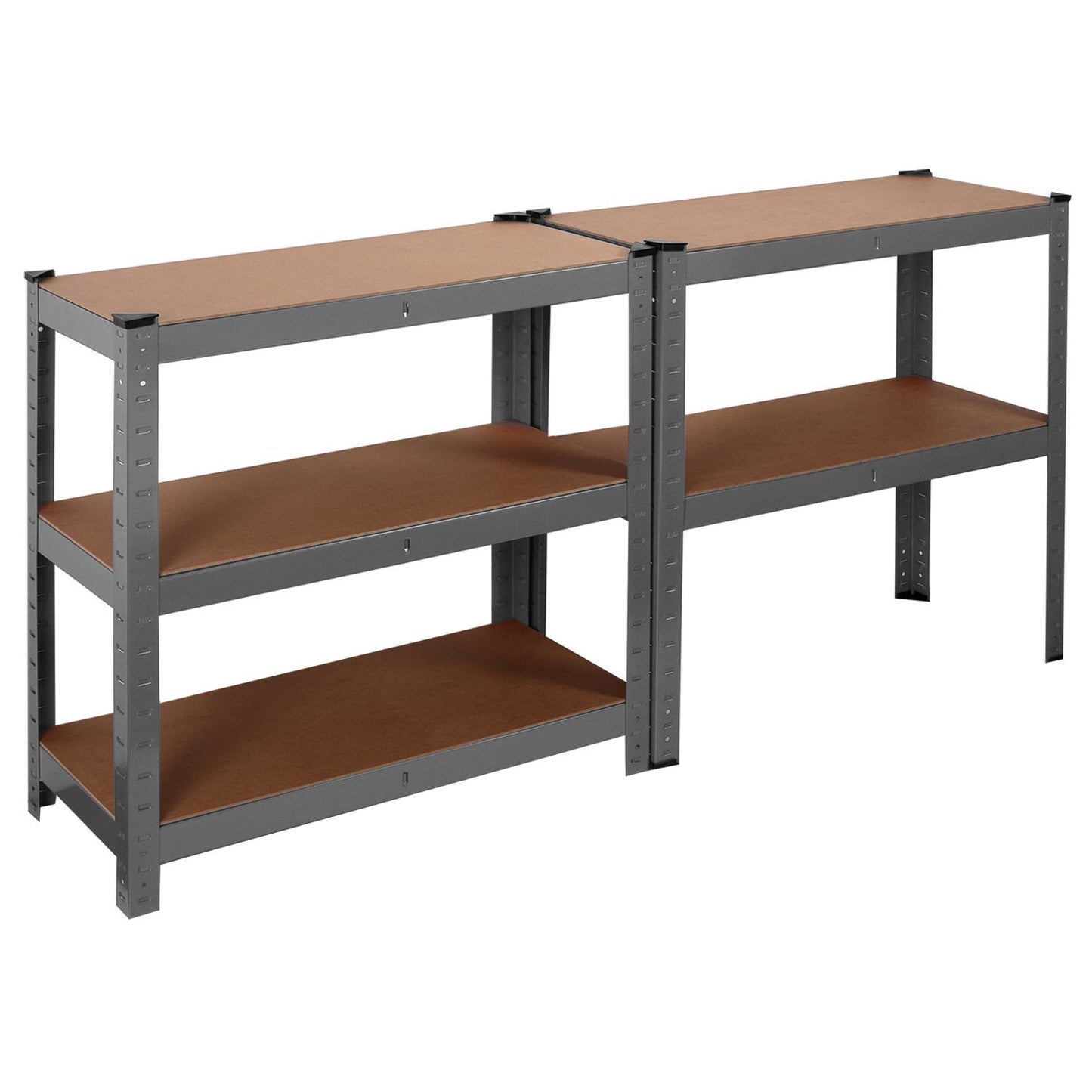 Heavy Duty Steel & MDF 5 Tier Racking in Grey
