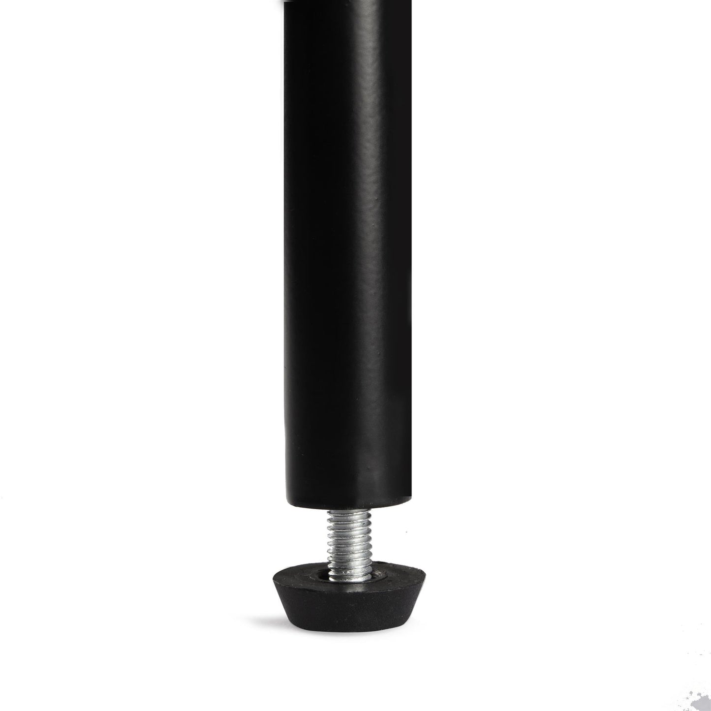Clothes Rail Black With Two Shelves in Black Powder Coating