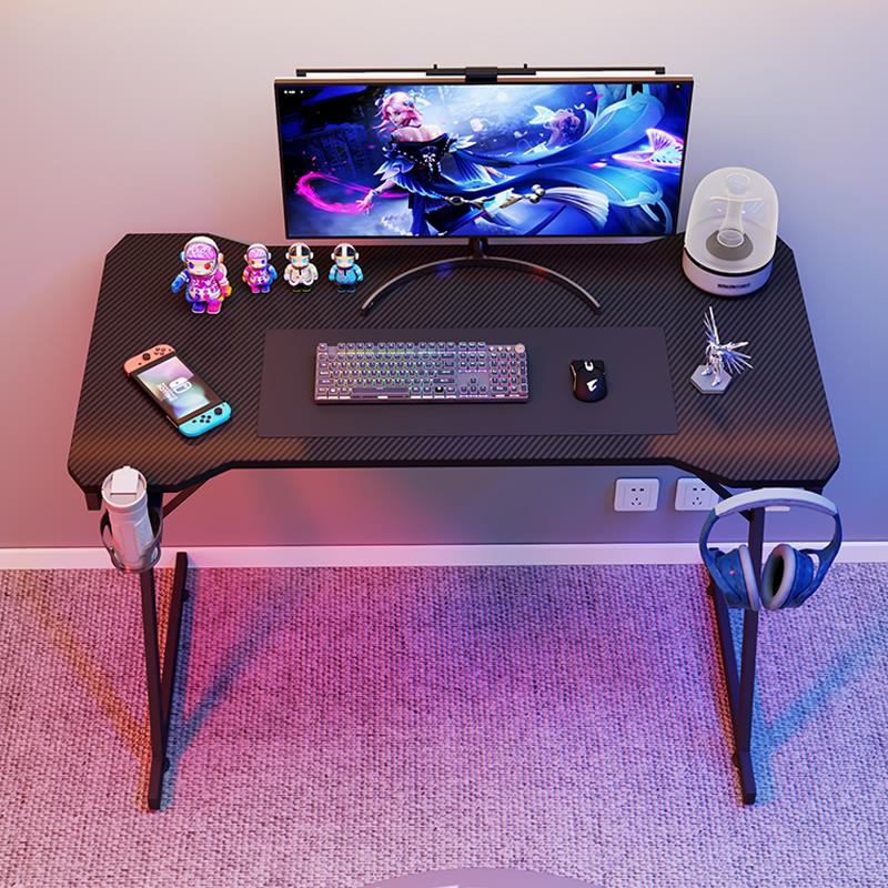 Gaming / Computer Desk – Carbon Fibre Top Black – 80cm L x 60 D x 75 H