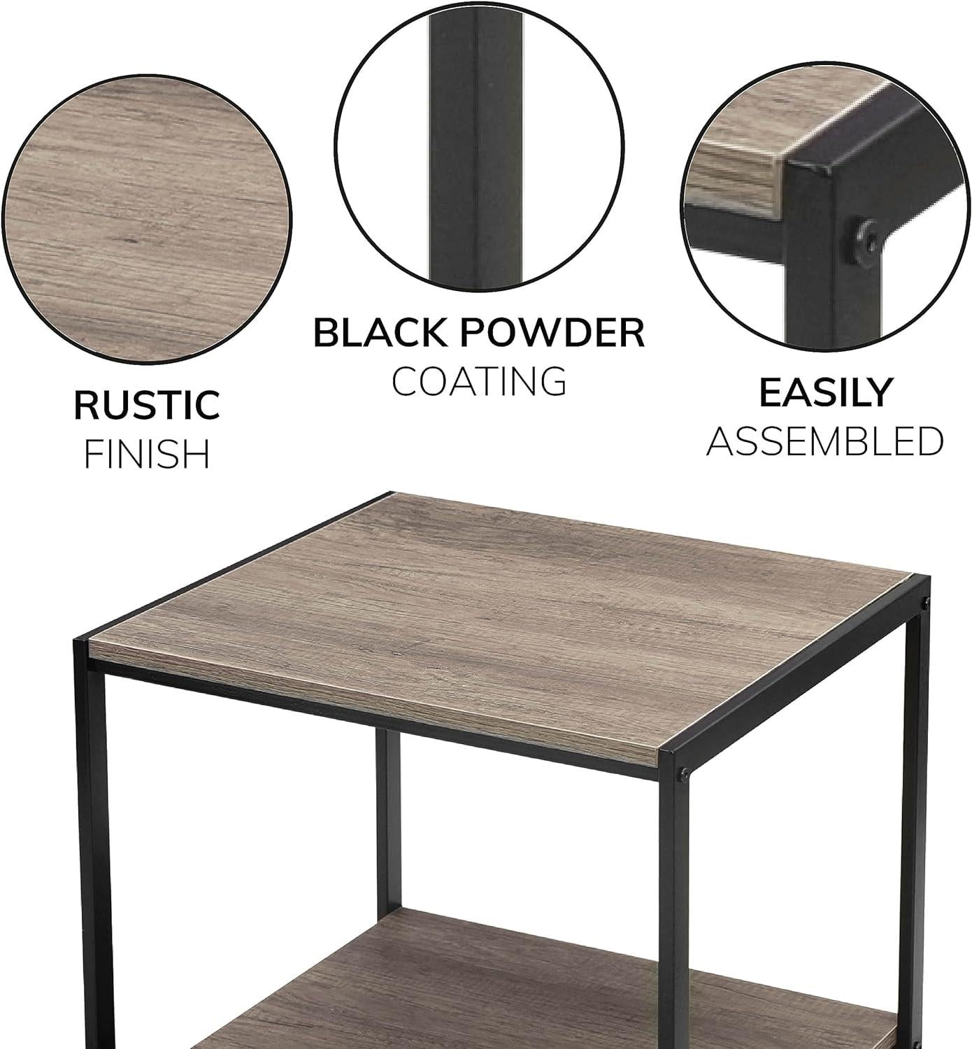 Coffee Table Black Powder Coated