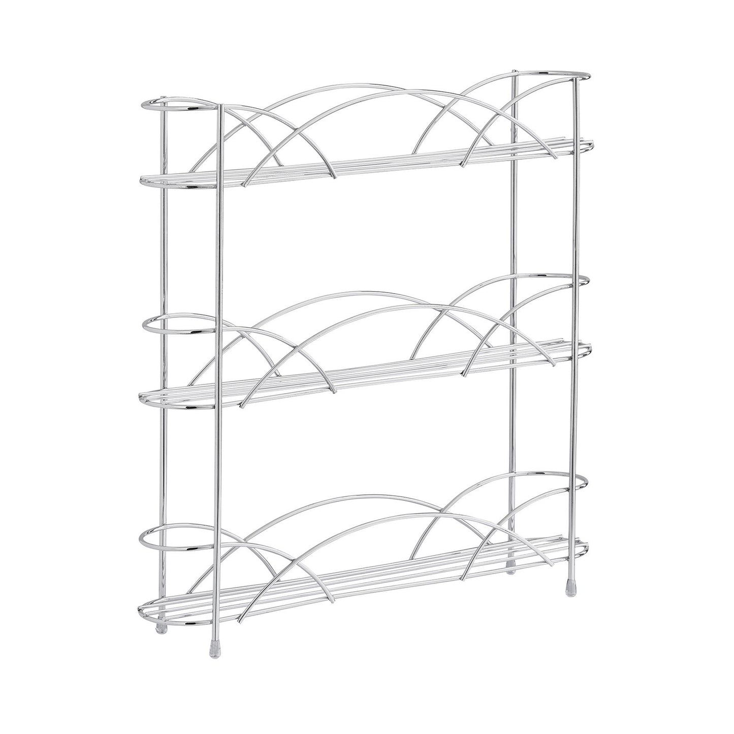 Free Standing Spice Rack in Chrome Plated
