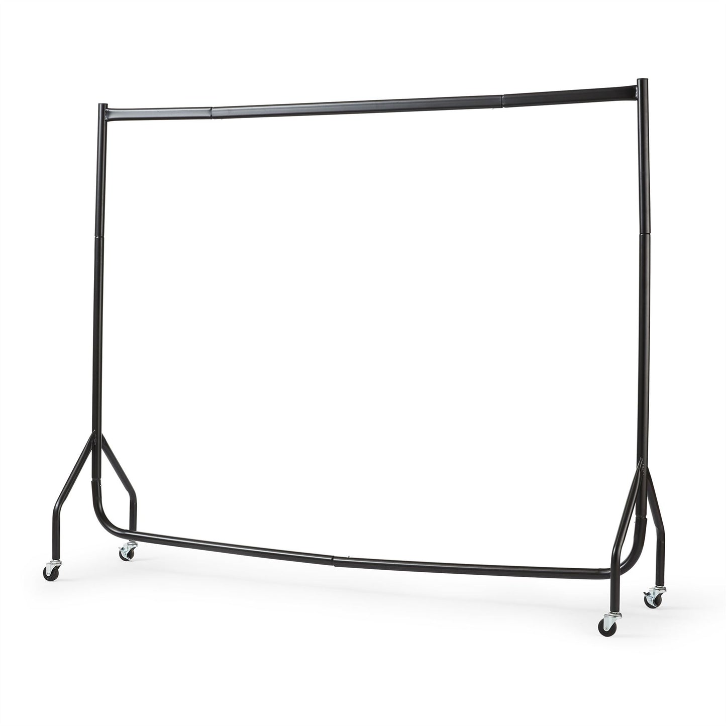 6ft Long x 5ft Tall Quality Heavy Duty Clothes Rail Black