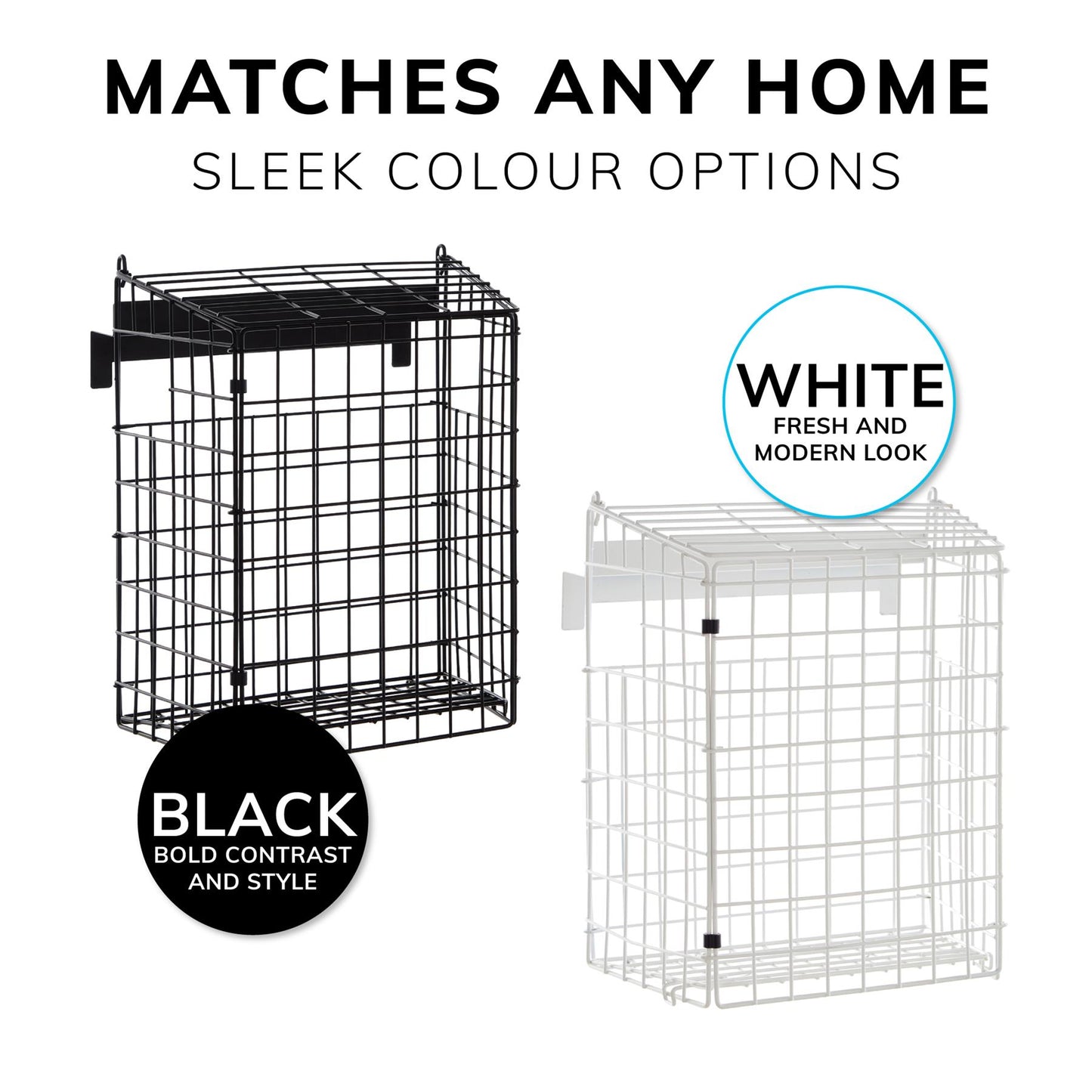 Large Black Letterbox Cage over the Letterbox Fit