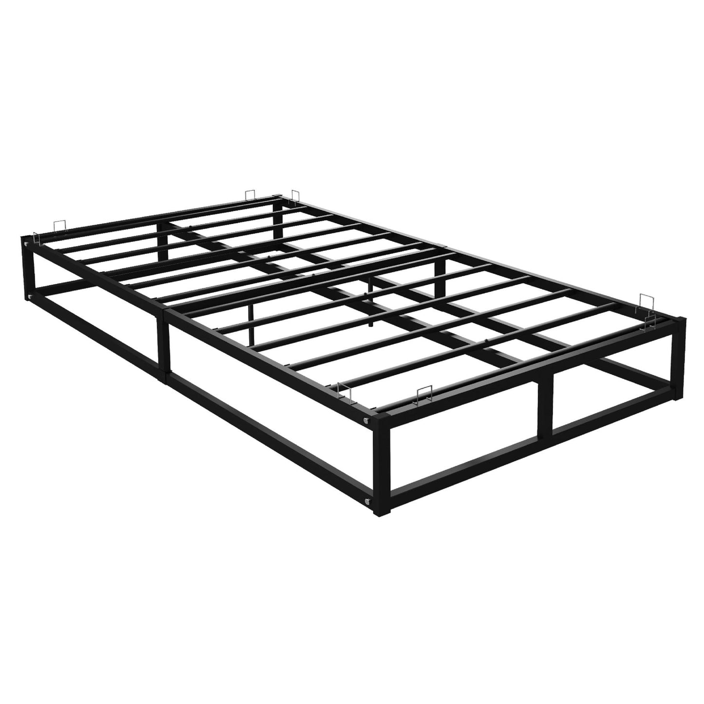King Bed Frame Extra Strong Platform Metal Frame Bedroom Easy Build
