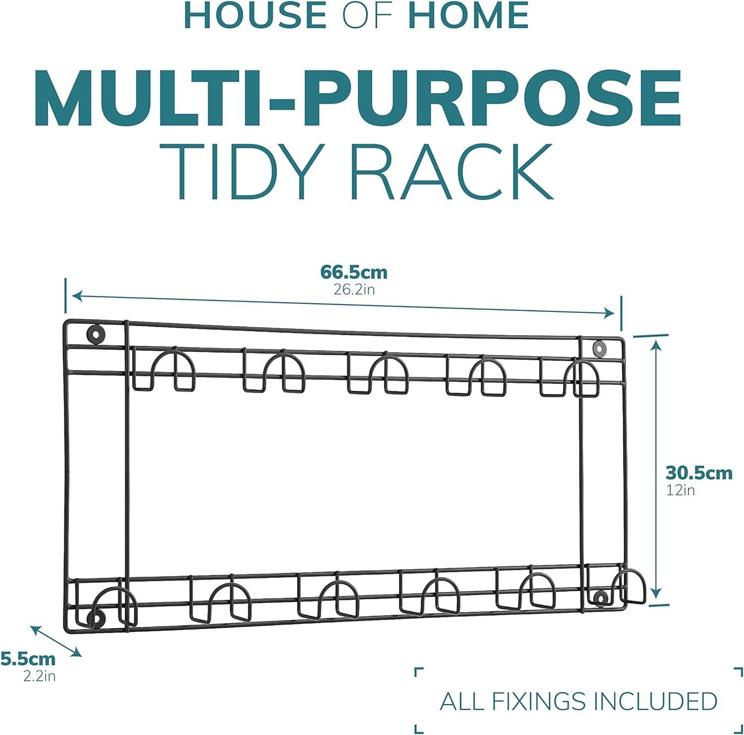 11 Hook Two Tier Tool Holder