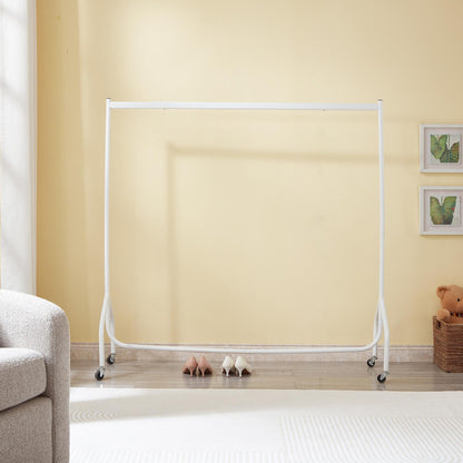 5ft x 5ft  Heavy duty clothes rail in white