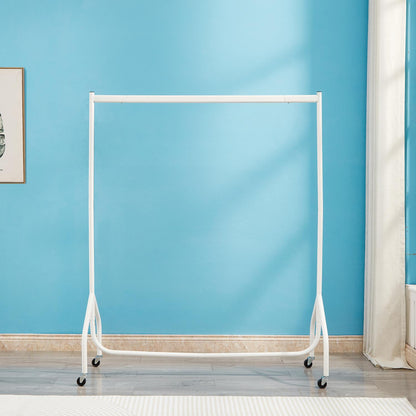 4ft  x 5ft Heavy duty clothes rail in white