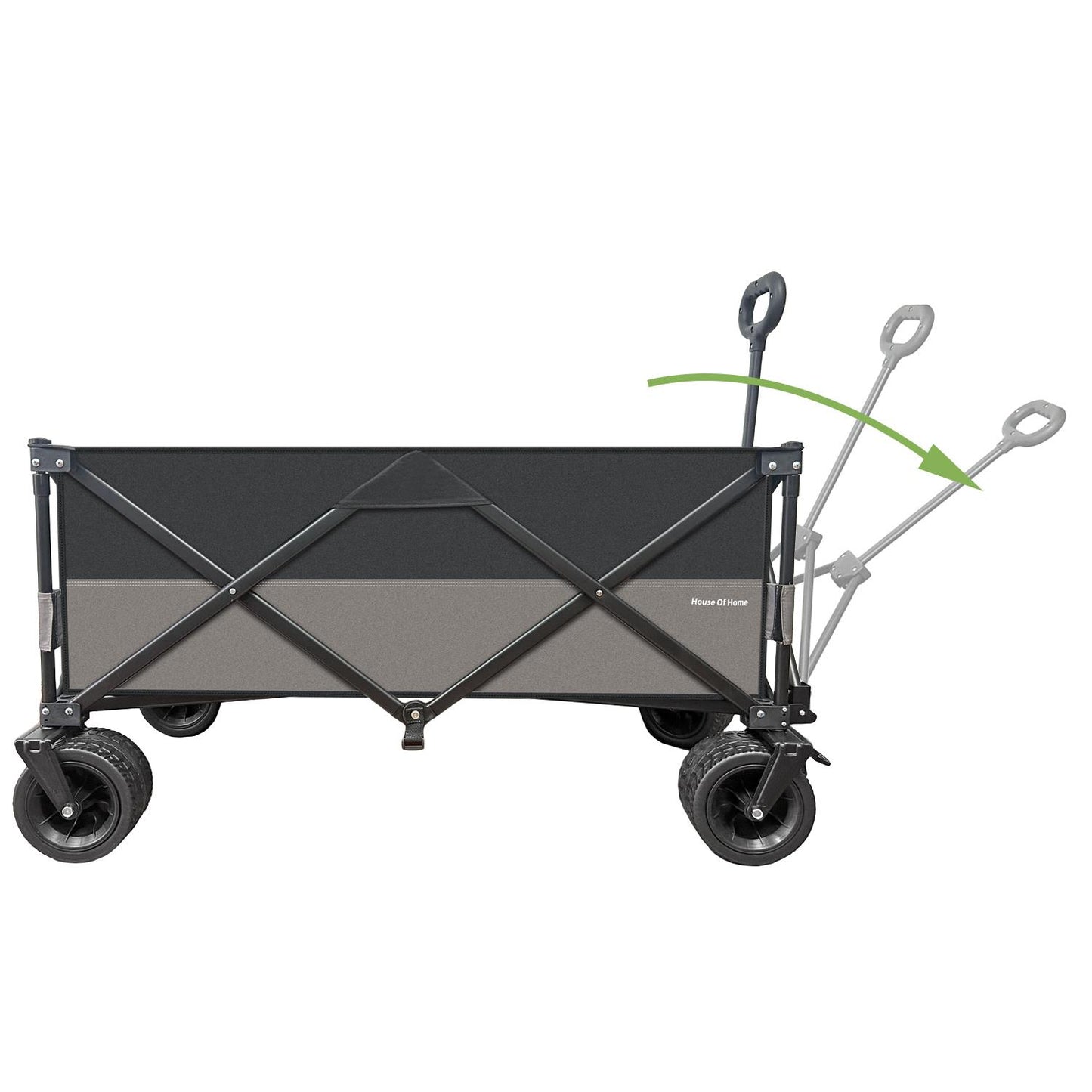 70L Foldable Utility Trolley Garden Home Camping Festivals No Assembly 100kg Load