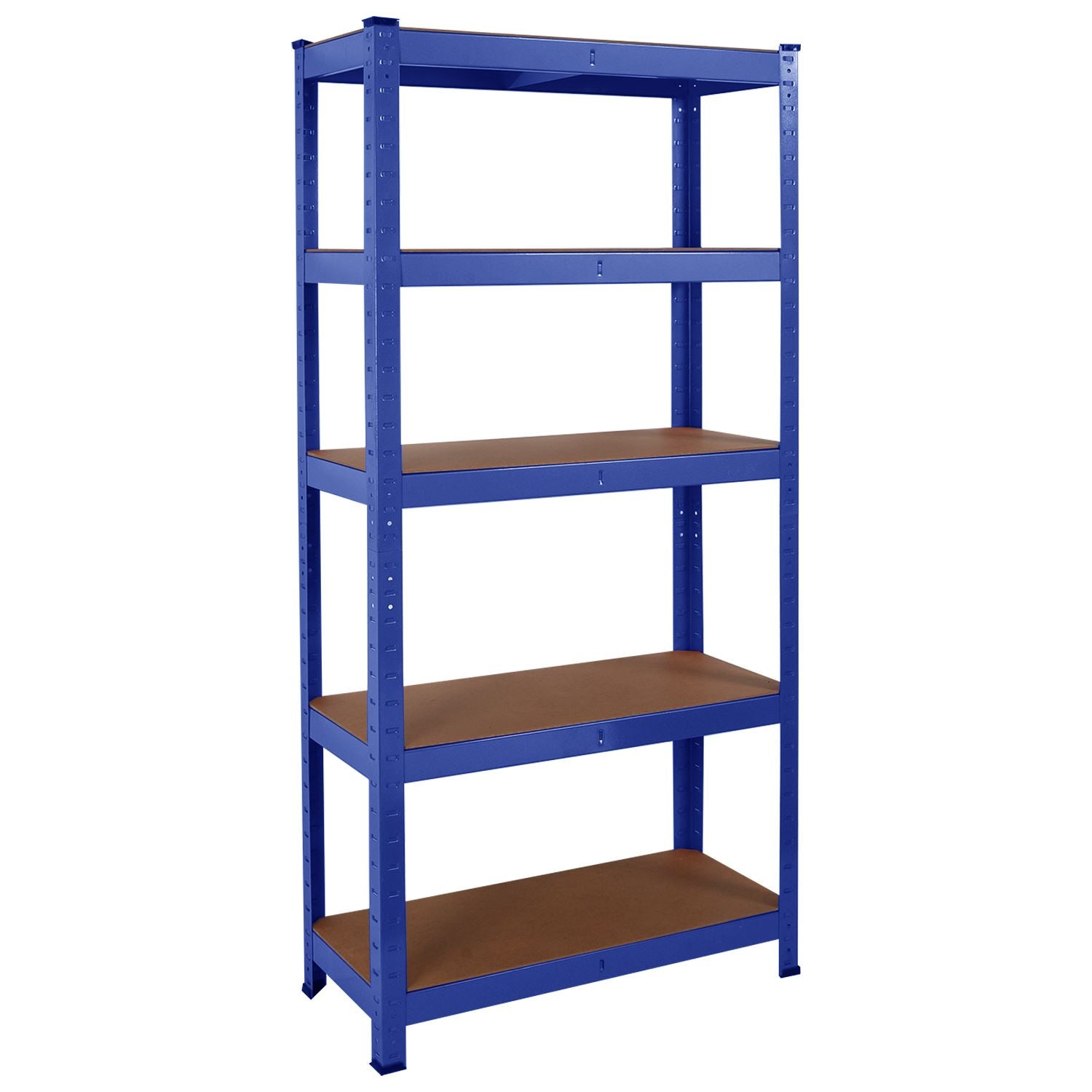 Mdf Racking Heavy Duty Steel & MDF 5 Tier Racking in Blue 150x 70 x 30cm – Ricomex UK