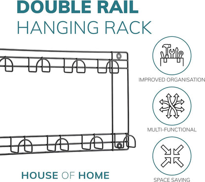 11 Hook Two Tier Tool Holder