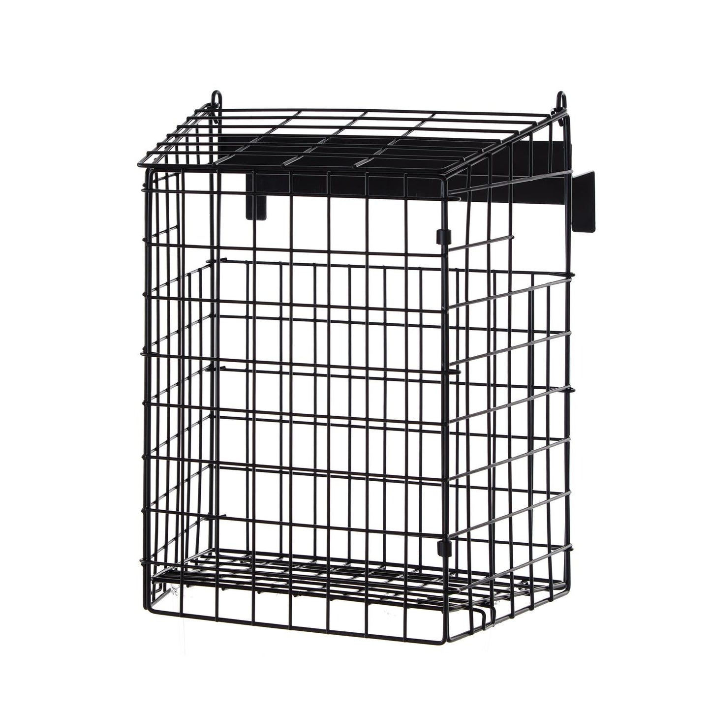 Large Black Letterbox Cage over the Letterbox Fit