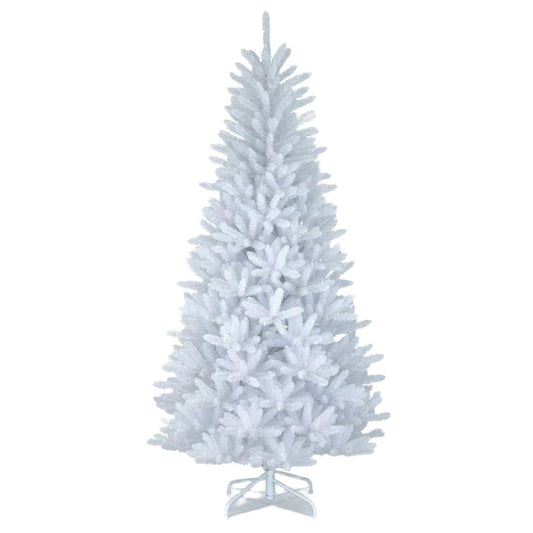 4ft Artificial Christmas Tree with White Tips – Compact Frosted Design