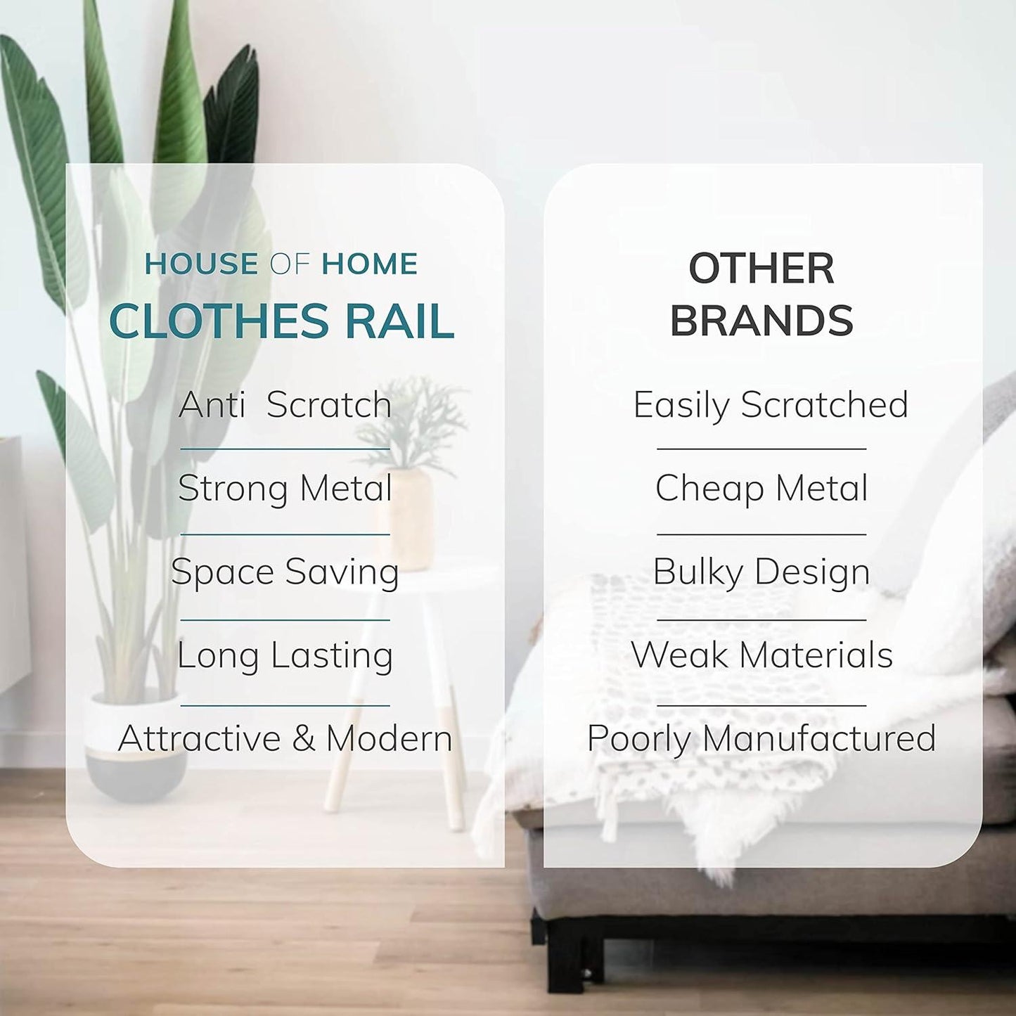 Two Tier Vintage Style Black Steel Clothes Rack with Two Storage Shelves – Perfect Clothing Shoes Bags Hats Storage for Bedrooms Closets & Boutique Shops