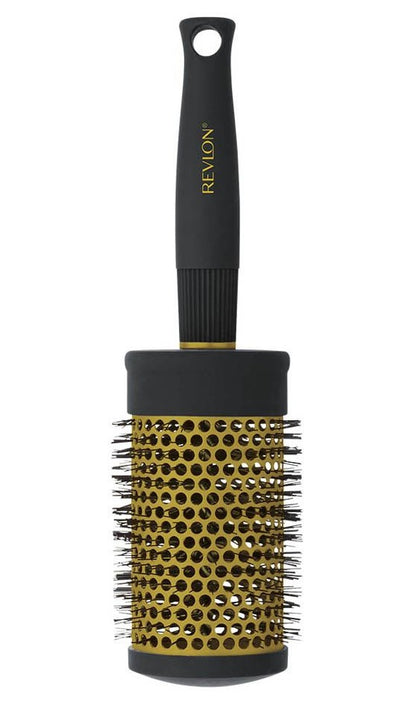 Revlon Ionic Ceramic Striking Volume Large Round Barrel Blow Dry Hair Brush Nano Anti Bacterial Technology