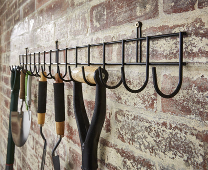 Extra-Long Tool Rack In Black Powder Coating