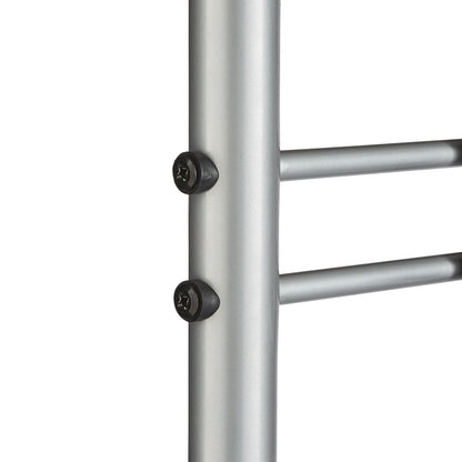 Multi Purpose Stand 18 Hooks For Clothes Shoes Hats Bags - Grey
