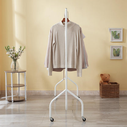 6ft x 5ft Heavy duty clothes rail in white