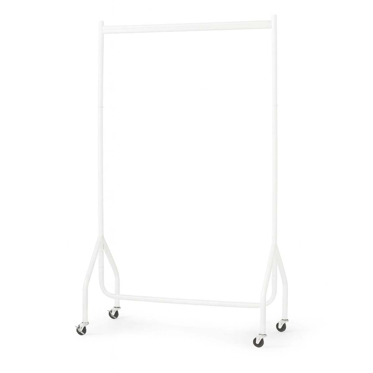 3ft x 5ft Heavy duty clothes rail in white