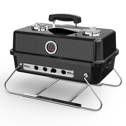 Portable BBQ Charcoal Grill Ideal Camping, Festivals, Travel with Foldable Legs