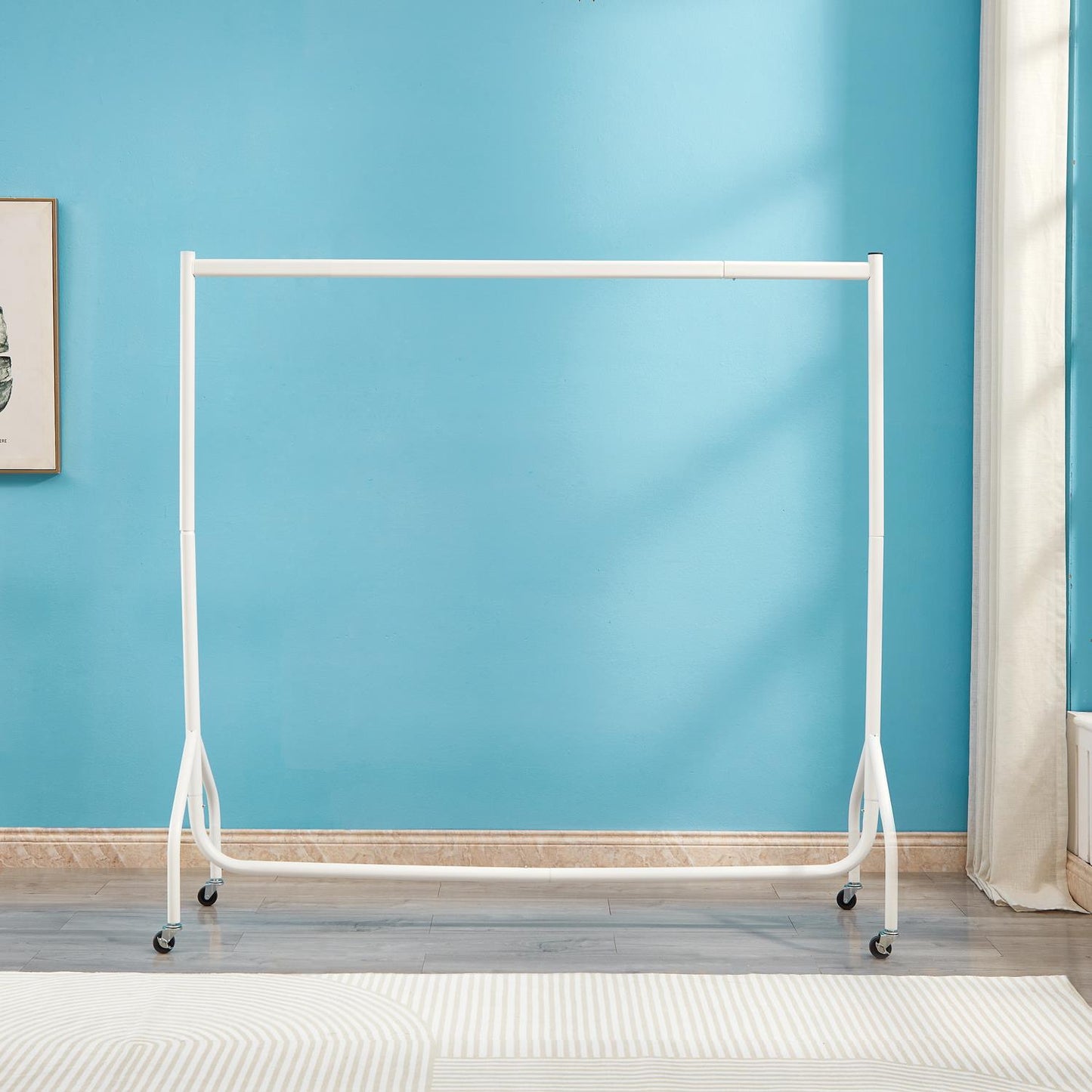 Superior Heavy Duty 5FT Long x 5FT Tall Clothes Rail In Black