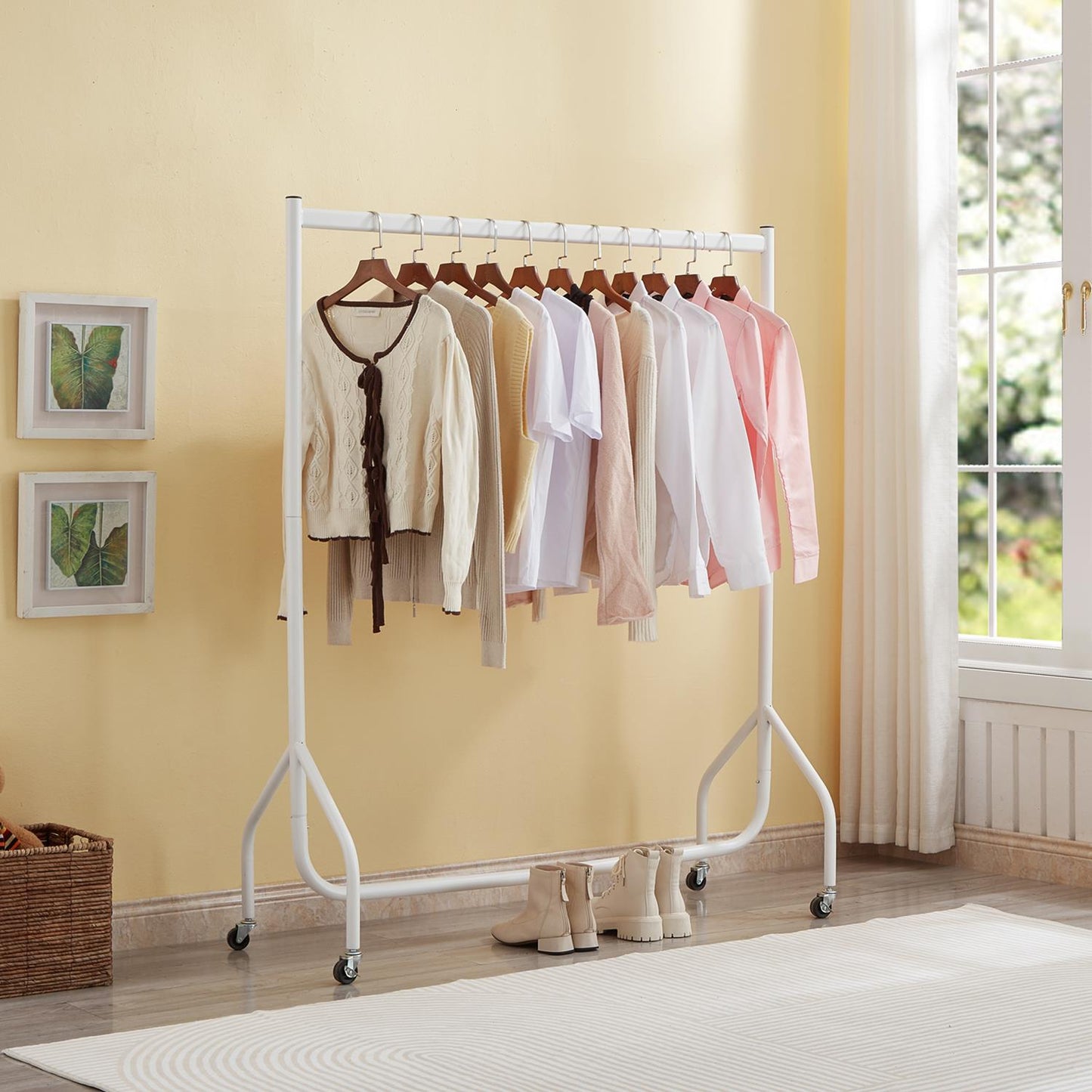 Superior Heavy  Duty 4FT Long x 5FT Clothes Rail In Black