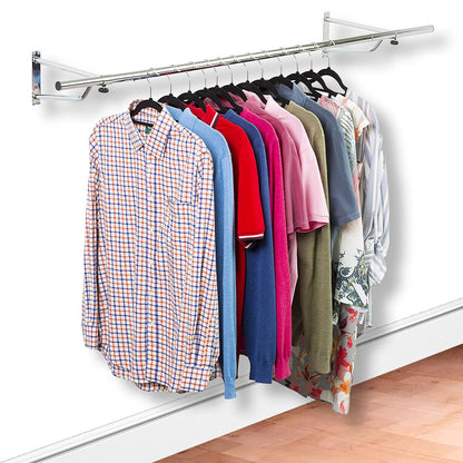 4ft Garment Rail In Chrome Plated