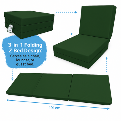 Z Bed Bottle Green