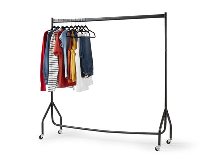 Superior Heavy Duty 4FT Long x 5FT Clothes Rail In Black