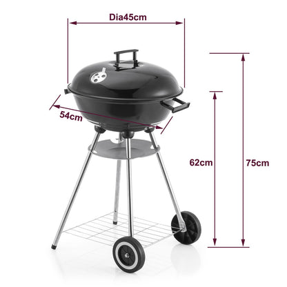 Kettle 18" Charcoal Grill Barbecue BBQ