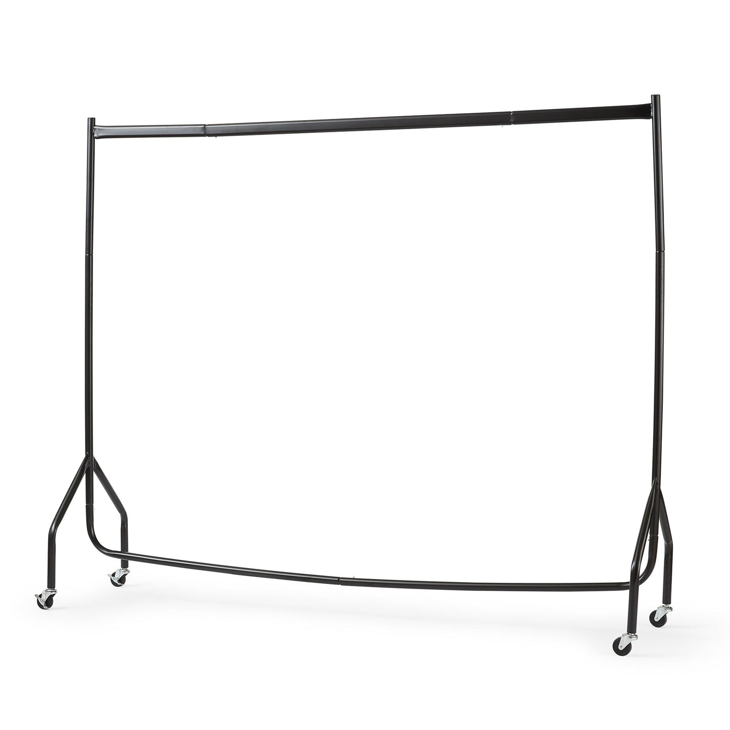 Superior Heavy Duty 6ft Long x 5ft Tall Clothes Rail In Black