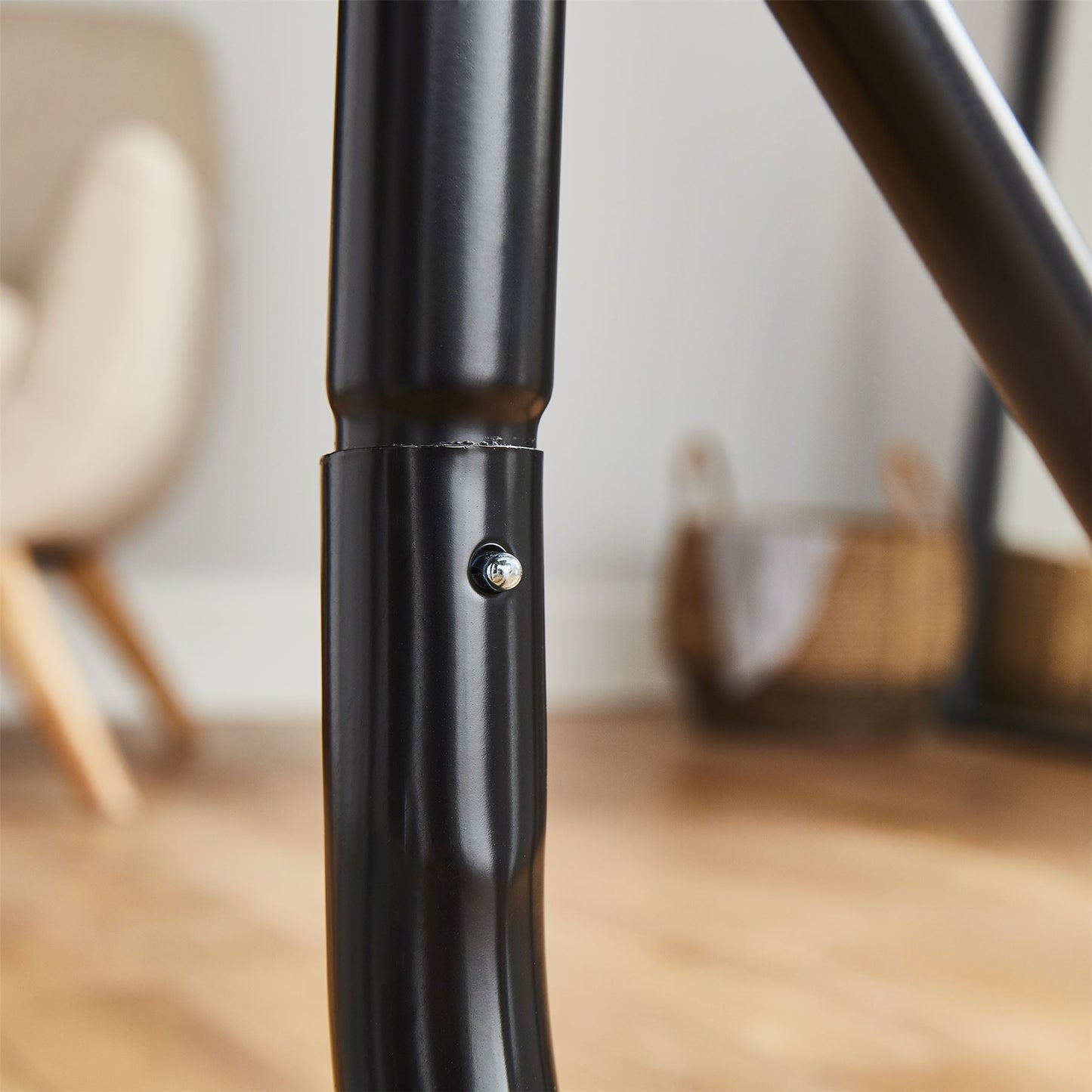 6ft Long x 5ft Tall Quality Heavy Duty Clothes Rail Black