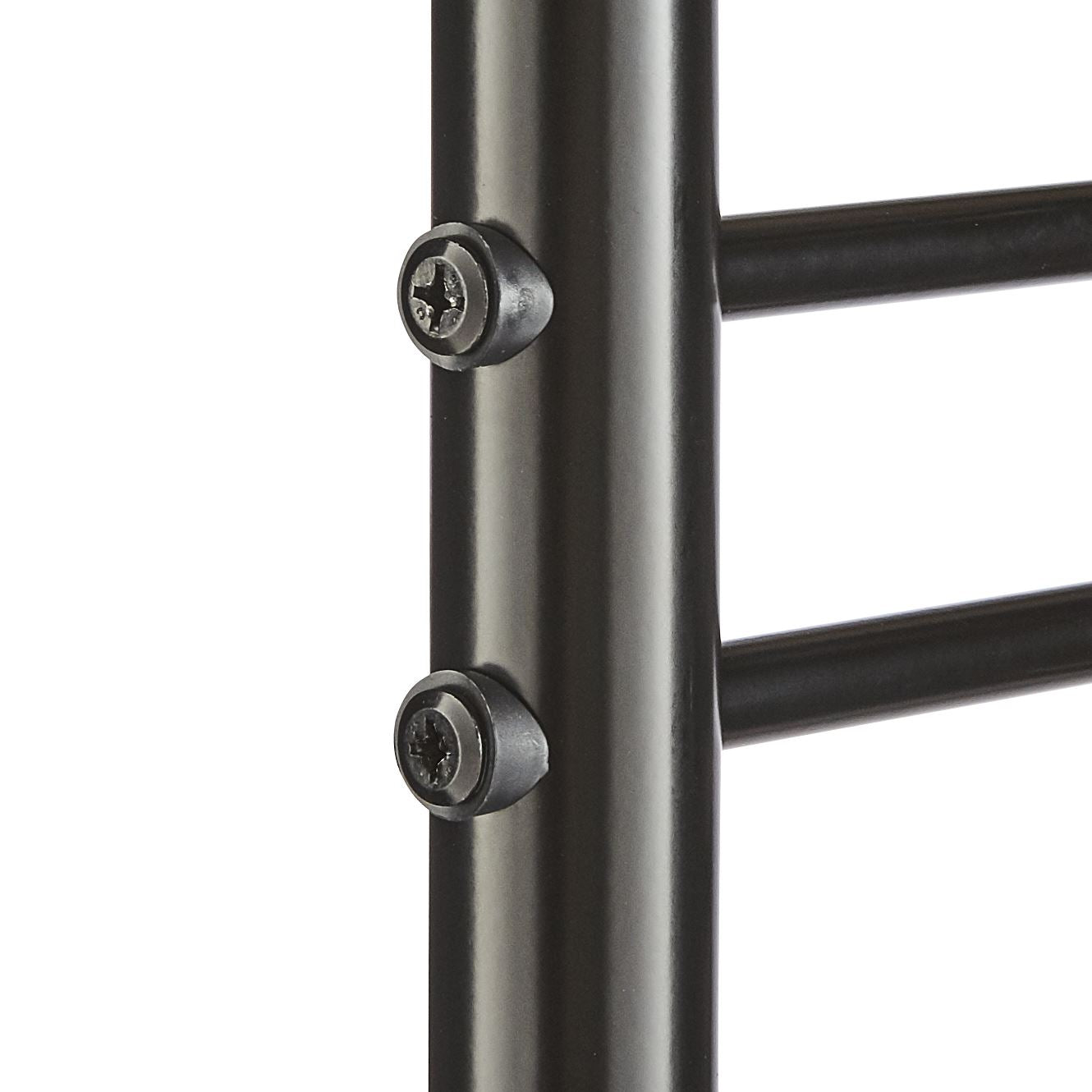 Multi Purpose Stand 18 Hooks For Clothes Shoes Hats Bags - Black