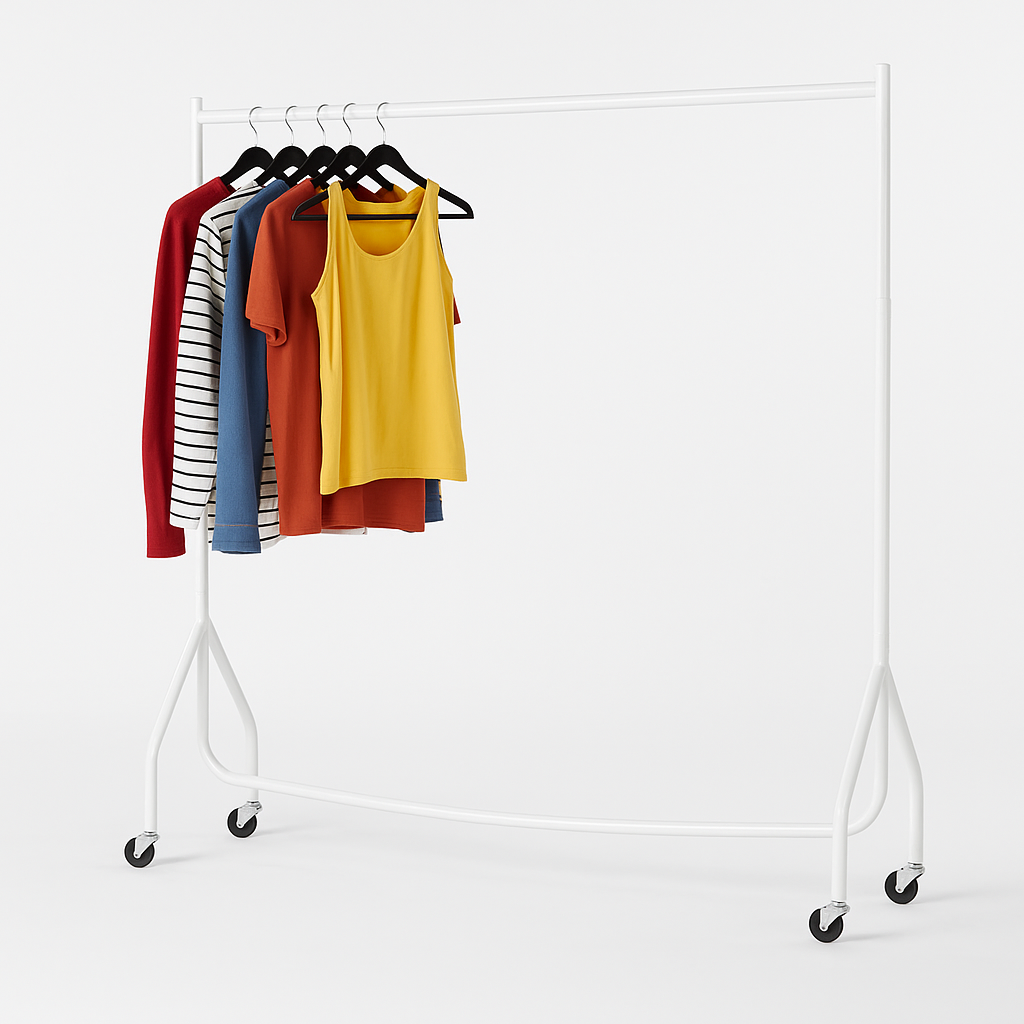 Superior Heavy Duty 5FT Long x 5FT Tall Clothes Rail In Black