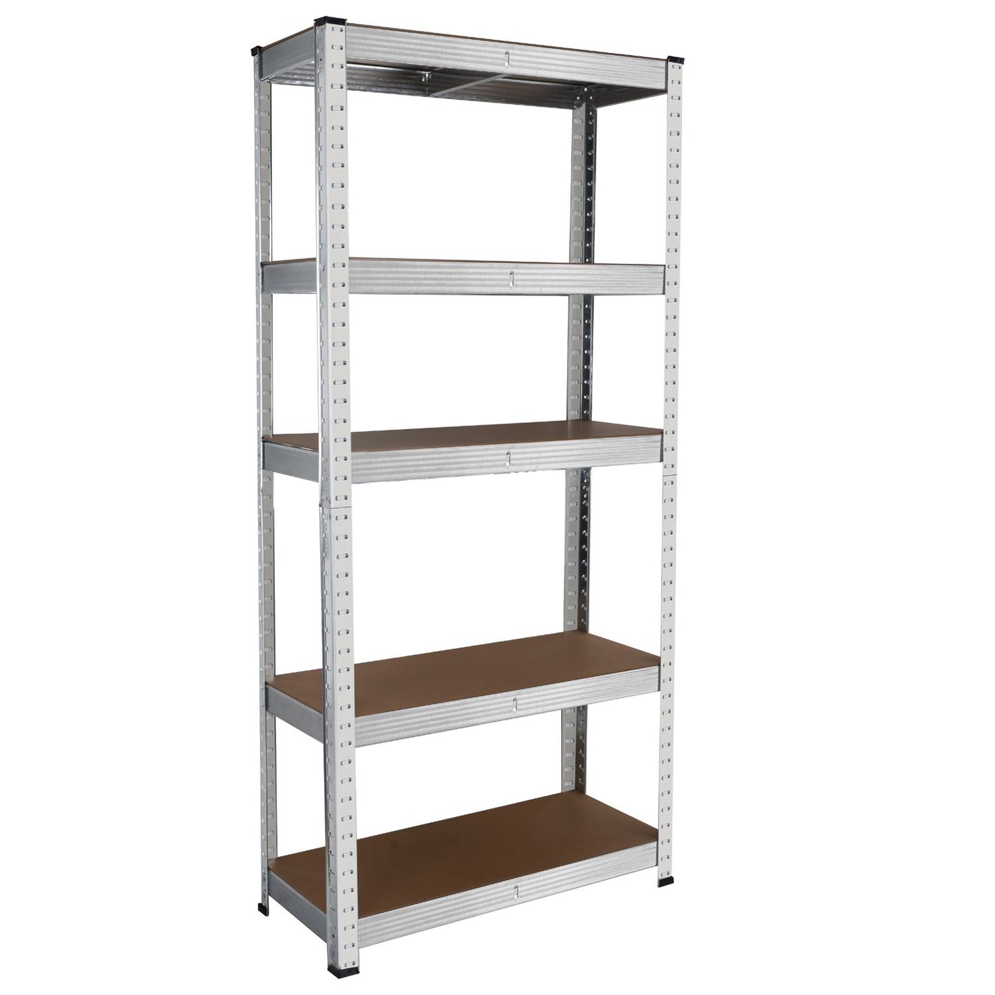 Heavy Duty Steel & MDF 5 Tier Galvanized Racking Shelf