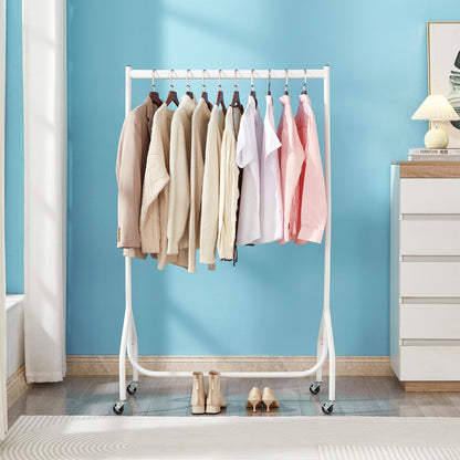 3ft x 5ft Heavy duty clothes rail in white