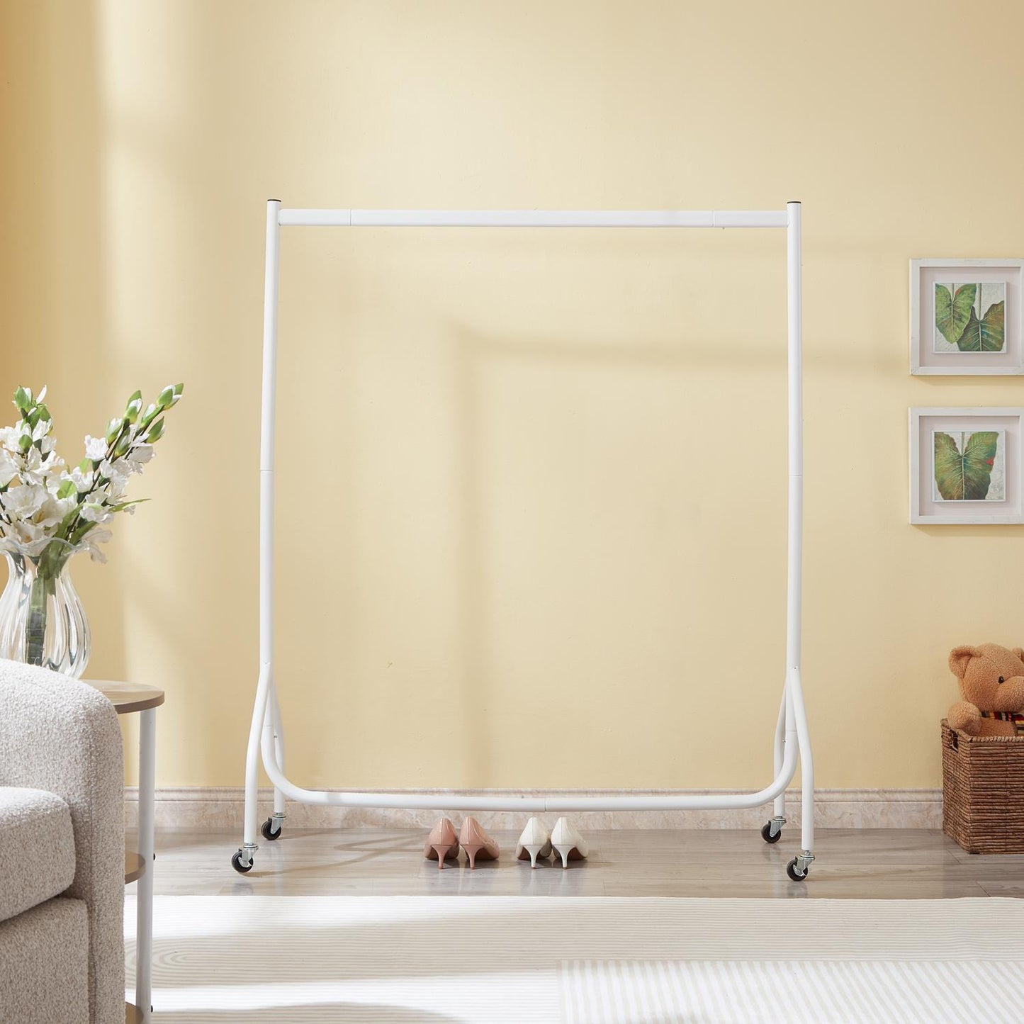 Superior Heavy  Duty 4FT Long x 5FT Clothes Rail In Black