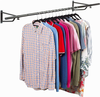 4ft Garment Rail In Black Powder Coating